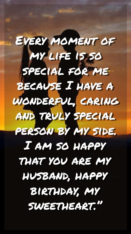 lovely romantic birthday wishes for husband